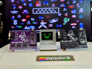 ☆　Apple IIe/IIplus用　VGA出力グラフィックカード SMC A][ VGA mini card　☆