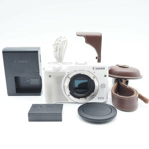★新品級★ Canon キヤノン ミラーレス一眼カメラ EOS M3 ボディ ホワイト #2361