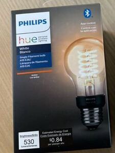 Philips hue フィリップス ヒュー フィラメント 日本未発売 530lm 電球色 E26 7w アレクサ グーグルアシスタントLED電球