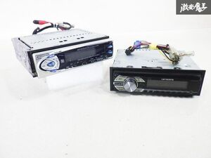 実動外し！！ Panasonic パナソニック carrozzeria カロッツェリア 1DIN CD プレーヤー セット CQ-MR5000R DEH-380 即納 棚28A