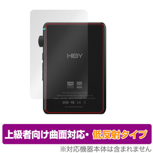 HiBy R3 II 背面 保護 フィルム OverLay FLEX 低反射 ハイビー DAP用保護フィルム 本体保護フィルム 曲面対応 さらさら手触り