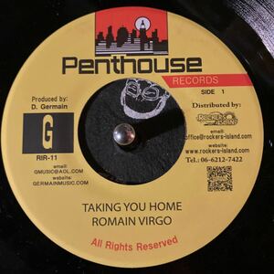 レア　人気　reggae 45 7inch レコード　ROMAIN VIRGO - TAKING YOU HOME