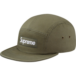 希少★新品本物【OLIVE】★Washed Chino Twill Camp Cap Box ウォッシュ チノ ツイル シュプリーム 正規店購入 限定 入手困難 Supreme 16AW