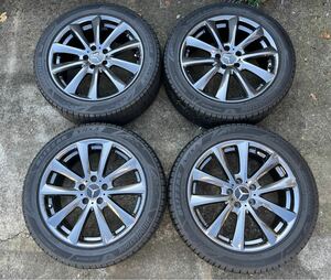 美品！Mベンツ　A,B,Vクラス等に！245/45R18 ブリヂストン　ブリザック　VRX3 Team Sparco スパルコ　PCD112 7.5J+49