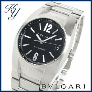 1円～ 3ヶ月保証付き 磨き済み 本物 定番 人気 BVLGARI ブルガリ エルゴン EG35S 自動巻き ブラック ボーイズ メンズ レディース 時計