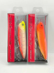 新商品 メガバス ドッグエックス クイックウォーカー SW 2個セット 未開封 TEQUILA SUNRISE ＆ HOT SHRIMP RB Ⅱ DOG-X QUICK WALKER SW