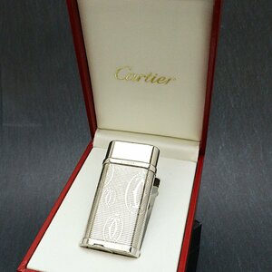 Cartier カルティエ☆ ゴドロン オーバル シルバー 喫煙具 ブランドライター箱付き ※着火未確認 ◆おたからや【G-B23123】同梱-2