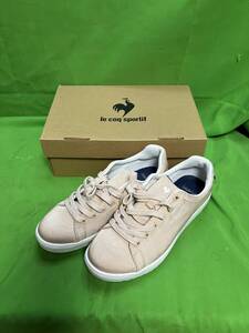 ほぼ未使用★le coq sportif ルコックスポルティフ LAローランリフトPS スニーカー 軽量　23.0ｃｍ＠上