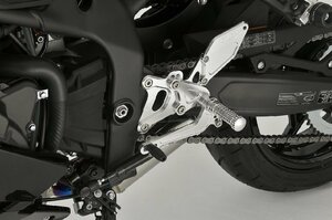 ★15％OFF ★業販価格は問合せ下さい★新品オーバーレーシング4ポジションバックステップ　シルバー　ZX-25R/SE　ZX-4RR/SE　51-86-01