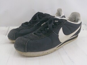 ◇ NIKE CLASSIC CORTEZ NYLON 749864-011 スニーカー シューズ サイズ23.5ｃｍ ブラック レディース E