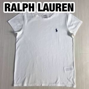 RALPH LAUREN ラルフローレン 半袖Tシャツ S ホワイト 刺繍ポニー