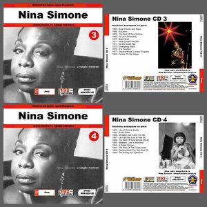 NINA SIMONE CD3+CD4 大全集 MP3CD 2P⊿