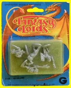 ▲▲最終品かも！★#108 GOBLINS ★Fantasy Lords 25㍉メタル人形★GRENADIER MODELS・一次流通 新品未開封未使用絶版・超美品・台紙難有