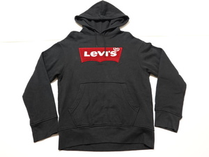 ■1206■リーバイス LEVIS●パーカー XS 黒●