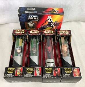 ★ジャンク品★コレクターウォッチ4点セット STAR WARS スター・ウォーズ エピソード1 TOMY トミー