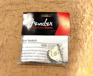 新品Fender純正 4-Way Position Telecaster Custom Shop Pickup Selector Switchフェンダー 4ウェイ カスタムショップ スイッチ セレクター