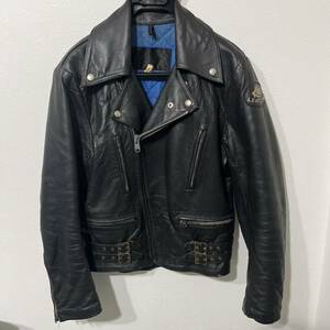 70s Kett Leather ケット　Mサイズ　レザージャケット　ライダースジャケット　ルイスレザー　アディクトクローズ　ハイウェイマン