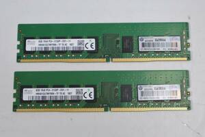 G4954 Y (8GB x(2枚セット 合計16GB) SK hynix 8GB 1RX8 PC4-2133P-ED1-11 /HMA81GU7MFR8N-TF ワークステーション用メモリ