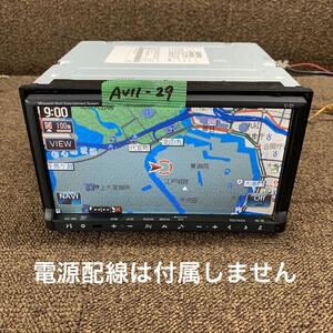 AV11-29 激安 カーナビ 三菱 clarion 8750A218 0001661 HDDナビ CD DVD 本体のみ 簡易動作確認済み 中古現状品