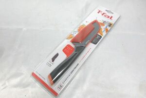 G4★ T-fal/ティファールチタン強化コーティング 新品 ステンレス刃 サントクナイフ 12cm ケース付 アウトドア 未使用自宅保管品