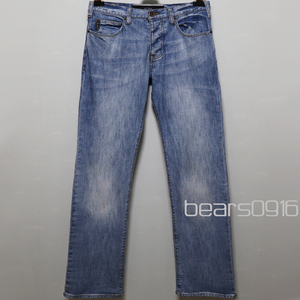 USED品 ARMANI JEANS アルマーニ ジーンズ ユーズド加工 ジーンズ デニム パンツ インディゴブルー 29