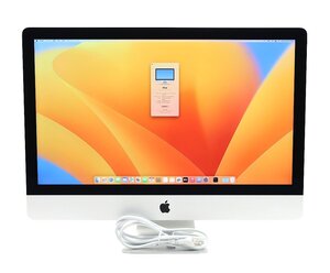 Apple iMac 27インチ Retina 5K 2017 Core i5-7600 3.5GHz 16GB 512GB(SSD) Radeon Pro 575 5120x2880ドット macOS Ventura