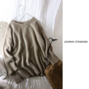 ジャーナルスタンダード JOURNAL STANDARD☆Vネック ウールニット フリーサイズ☆A-O 7528