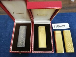 1104B9　喫煙グッズ　ライター　Cartier カルティエ　おまとめ4点　※着火未確認・現状お渡し