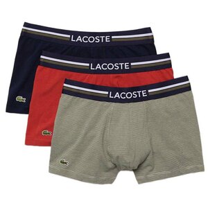 * ラスト * LACOSTE ラコステ ボクサーパンツ アンダーウエア 3枚セット S / Multi *