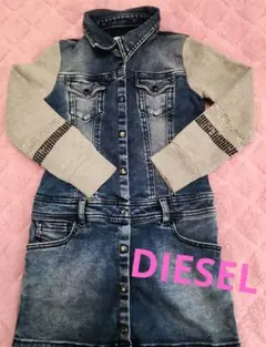 DIESEL　キッズ　デニムワンピース　サイズ6