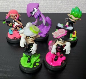 amiibo/ アミーボ/アオリ・ホタル・シオカラーズ/ボーイ・ガール・イカ/五点セット/ 任天堂/スプラトゥーン