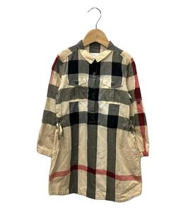 美品 バーバリーチルドレン シャツワンピース チェック柄 キッズ SIZE 6Y116cm BURBERRY CHILDREN