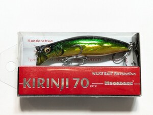 メガバス MEGABASS キリンジ 70 ＃GG GOLDEN LIME OB