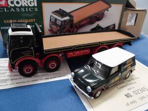 当時物　限定品 CORGI EDDIE STOBART / ミニ・バン＆トラックセットUSED品