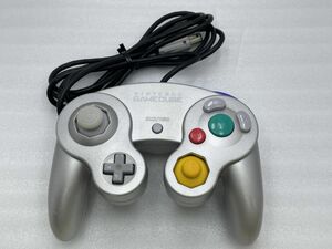 ゲームキューブ　コントローラー　シルバー　動作確認済み【H71107】