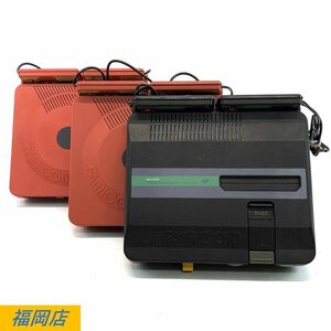 SHARP AN-505/AN-500R TWIN FAMICOM シャープ ツインファミコン 本体 コントローラー ３点セット＊動作未確認品【福岡】