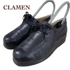 431 日本製 CLAMEN クラム ブラック レディース 21.5㎝ 靴