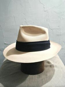 高級！ GENUINE PANAMA HAT 7 1/4 58cm Vintage Dalton ハイグレード ヴィンテージ パナマ ハット フェドラ エクアドリアン ステットソン