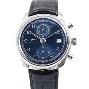 ★IWC ポルトギーゼ クロノグラフ ローレウス・スポーツ・フォー・グッド IW390406 世界1000本限定 ブルー文字盤 【安心保証】