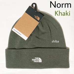 THE NORTH FACE ノースフェイス ニット帽 ノーム ビーニー 帽子 キャップ カーキ 緑 グリーン 白 ユニセックス