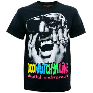 新品 M Digital Underground DooWutChyaLike Photo Rap Tee ラップティー オフィシャル デジタルアンダーグラウンド HIP HOP 半袖 Tシャツ