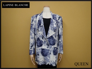 LAPINE BLANCHE ジャケット・11▲ラピーヌブランシュ/総柄/23*3*1-22