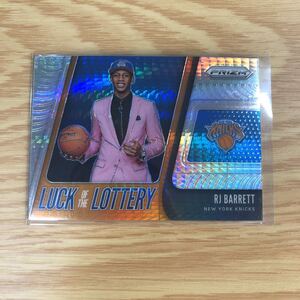 2019-20 Panini Prizm RJ Barrett インサートカード hyper prizm Luck of the Lottery