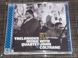 送料込み THELONIOUS MONK QUARTET WITH JOHN COLTRANE セロニアス モンク ジョン コルトレーン/ COMPLETE LIVE AT THE FIVE SPOT 即決