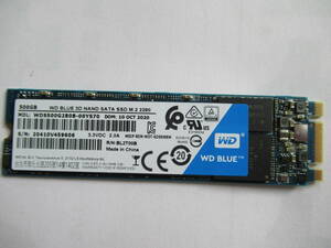 ★☆1円 ～スタート☆WD BLUE SATA SSD M.2 2280 500GB 使用時間:4863H☆★