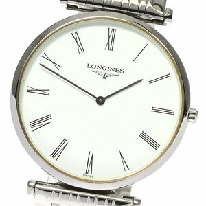 ロンジン LONGINES L4.709.4 グランドクラシック クォーツ メンズ 保証書付き_785490