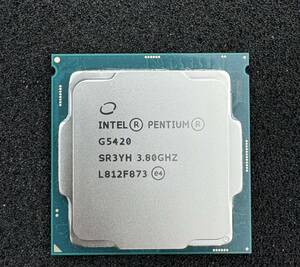 未使用品　Intel Pentium G5420(SR3XA 3.8GHz 4MB LGA1151V2 CoffeeLake-R) 