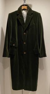 ヴィヴィアンウエストウッドビンテージ COAT ベロアグリーンvivienne westwood