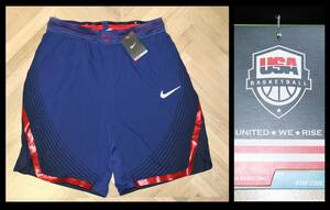 特価即決【未使用】 NIKE ★ リオ オリンピックモデル USA代表 VAPOR USAB AUTH SHORT (Lサイズ/US) ★ ナイキ オーセンティック ショーツ