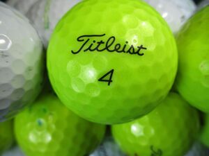 1334【特A２級】タイトリスト Titleist PROV1/PROV1X [イエロー/ホワイト] 50個